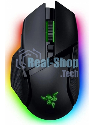 Мышь беспроводная/проводная Razer Basilisk V3 Pro 35K черный, 35000 dpi, радиоканал, Bluetooth, USB, кнопки - 11