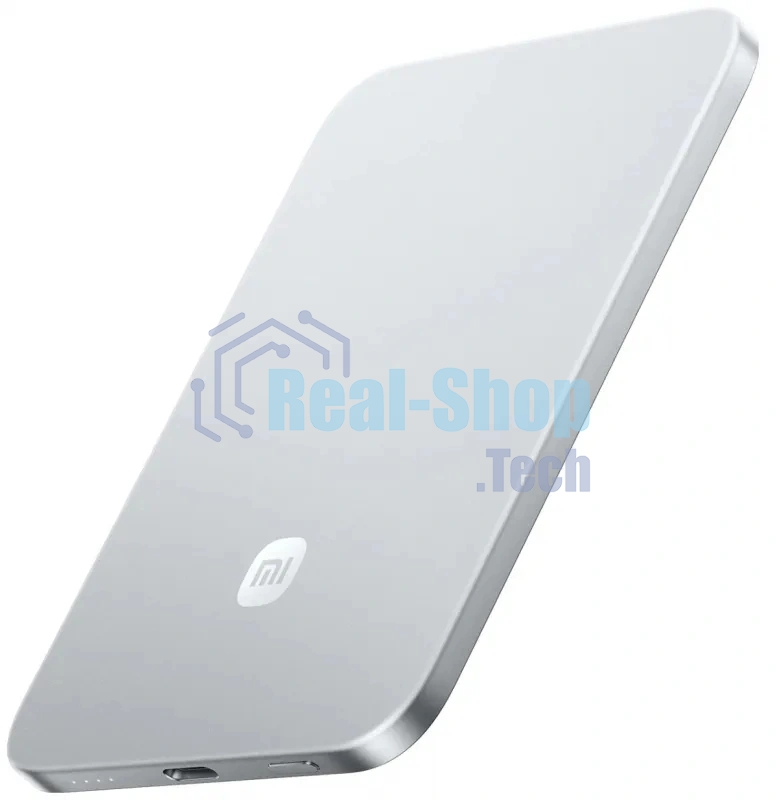 Портативный аккумулятор Xiaomi UltraThin Magnetic Power Bank 5000 15W GL Glacier Silve (BHR08Z2GL)
