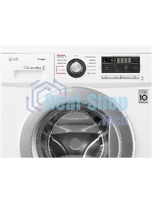 Стиральная машина LG F12M7NDS1 белый, загрузка фронтальная 6 кг, 1200 об/мин, класс A