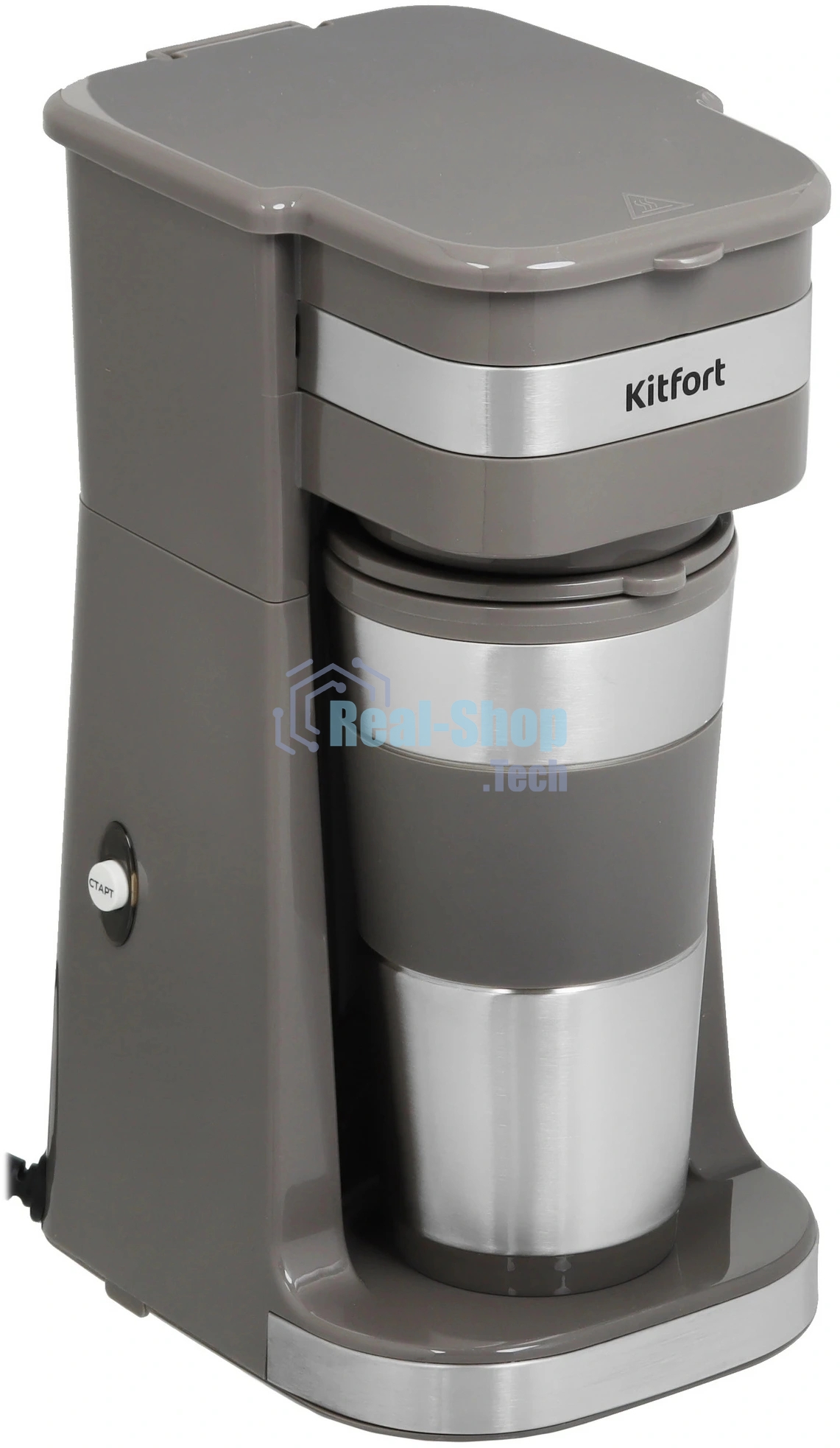 Кофеварка капельная Kitfort КТ-7316 750Вт коричневый/нержавеющая сталь