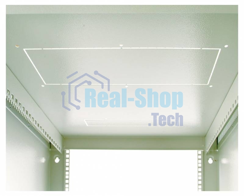 Шкаф настенный ЦМО ШРН-15.650 15U 600x650мм пер.дв.стекл несъемные бок.пан. 50кг серый