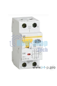 Выключатель автоматический дифференциального тока Iek MAD22-5-050-C-100 АВДТ 32 C50 100мА