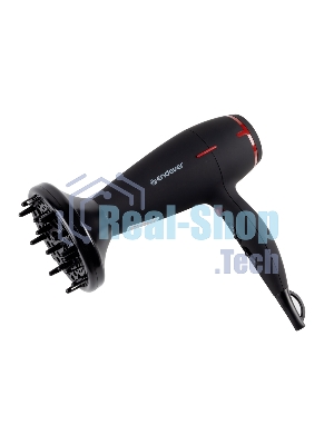 Фен Endever Aurora-472 черный, 2400 Вт, ионизация
