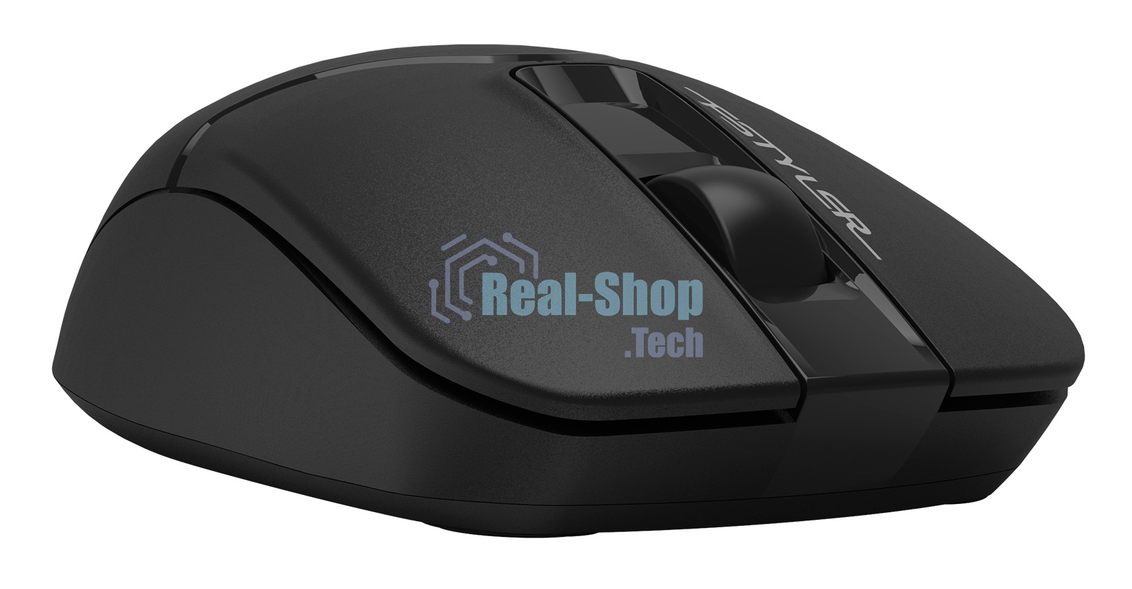 Мышь беспроводная A4Tech Fstyler FG12S черный, 1200 dpi, радиоканал, USB, кнопки - 3