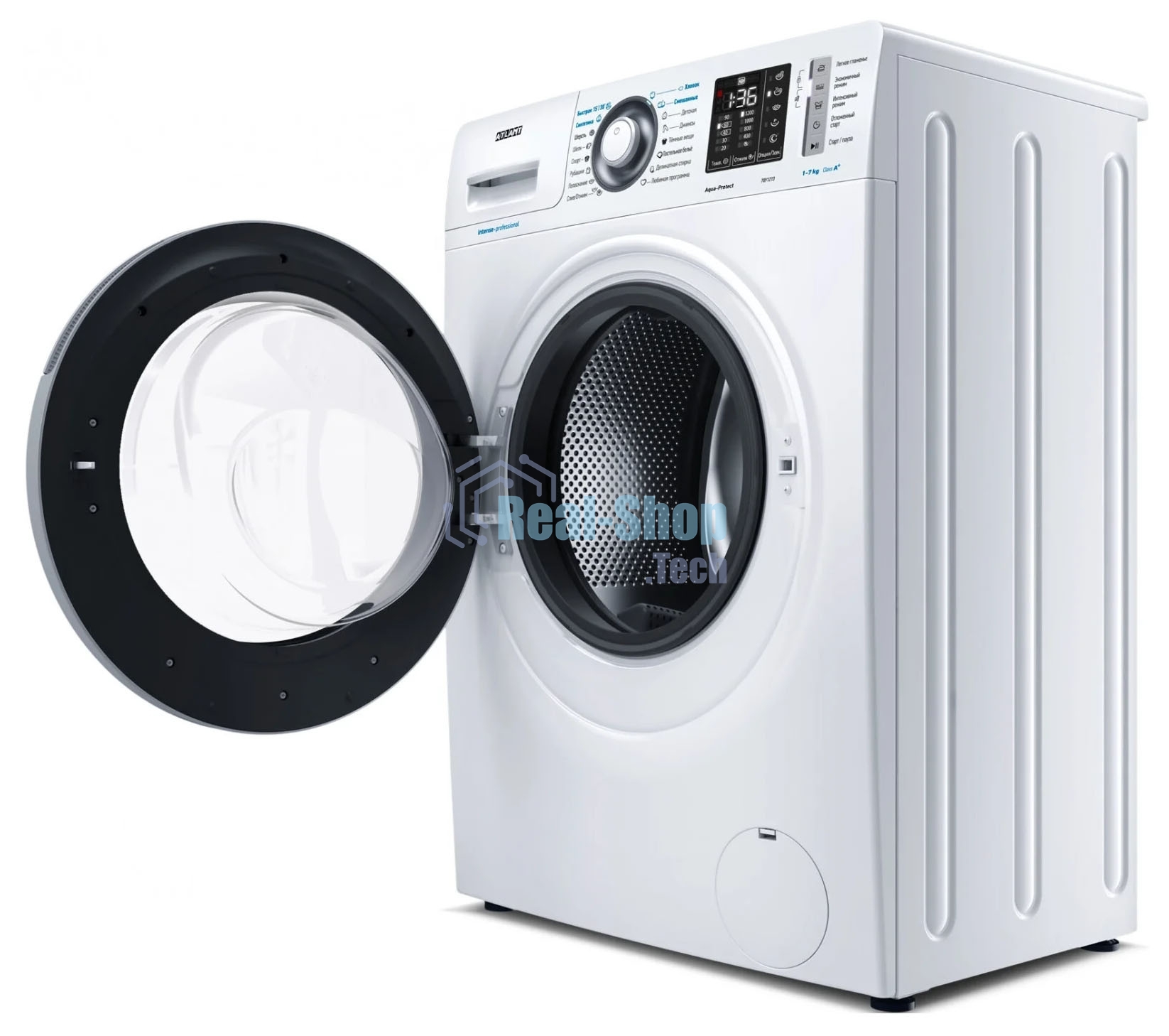 Стиральная машина Atlant СМА 70У1213-01 белый, загрузка фронтальная 7 кг, 1200 об/мин., класс: А++