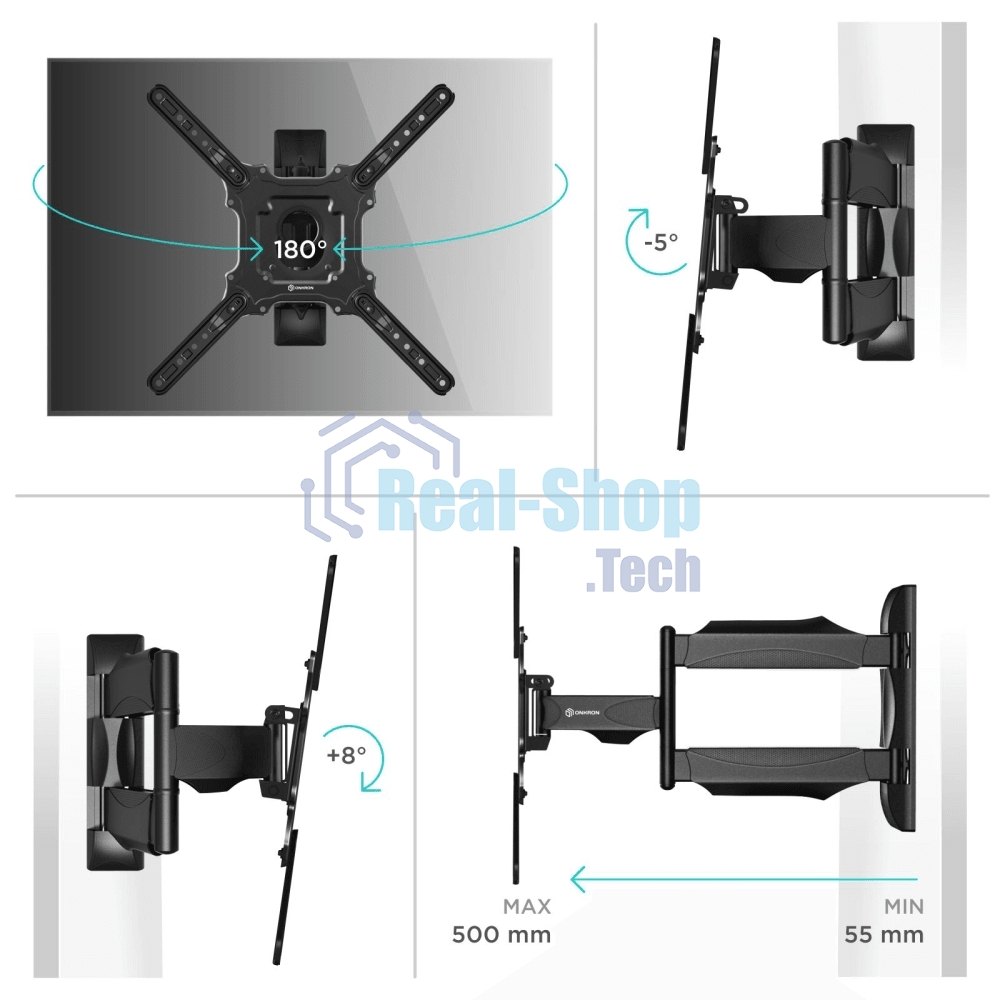 Кронштейн ONKRON NP40 черный 32-65