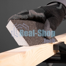 Губка для шлифования Matrix, 120 х 90 х 25 мм, трапеция, мягкая, P 60