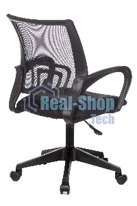 Кресло компьютерное Бюрократ CH-695NLT/BLACK спинка сетка черный TW-01, сиденье черный TW-11