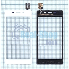 Сенсорное стекло (тачскрин) для Sony Xperia M2 Aqua белое