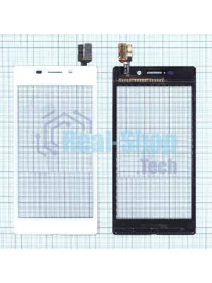 Сенсорное стекло (тачскрин) для Sony Xperia M2 Aqua белое