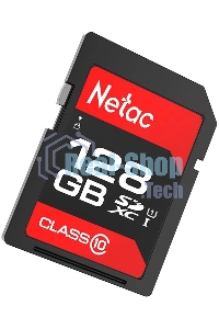 Флеш карта Netac P600 SDHC 128Gb U1/C10 up to 80Mb/s, retail pack