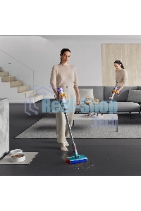 Пылесос вертикальный Dyson V15s Detect Submarine (448798-01) серый, питание от аккумулятора, 240 Вт, уборка влажная/сухая, пылесборник 0,76 л, работа от АКБ max 60 мин.