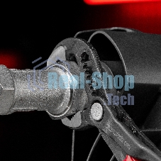 Переставные клещи Matrix 180 мм, кнопочный механизм, хром-ванадий, обливные рукоятки