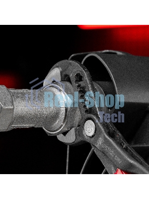 Переставные клещи Matrix 180 мм, кнопочный механизм, хром-ванадий, обливные рукоятки