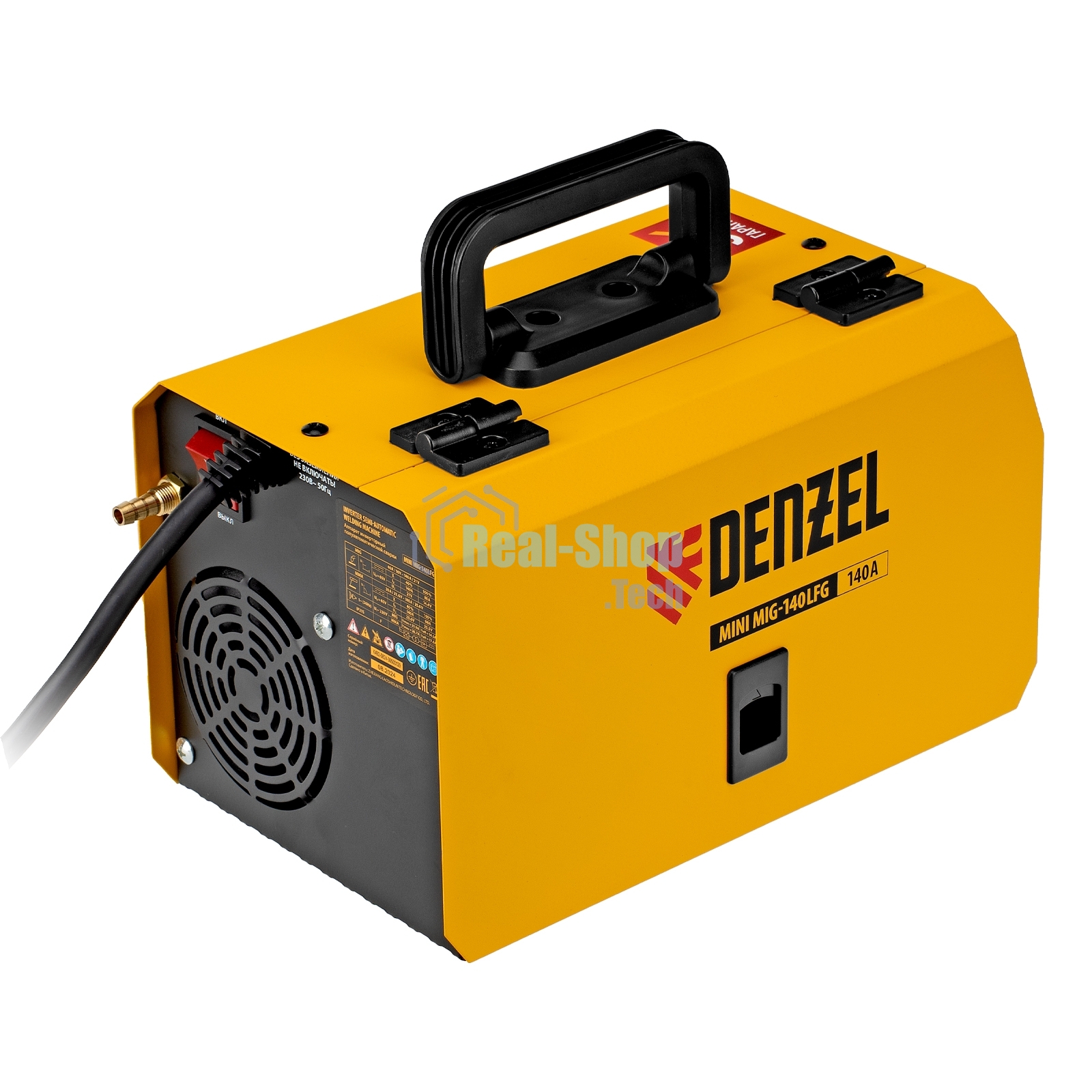 Аппарат инвертор. полуавтомат. сварки Denzel Mini MIG-140LFG, 140 А, ПВ 60%