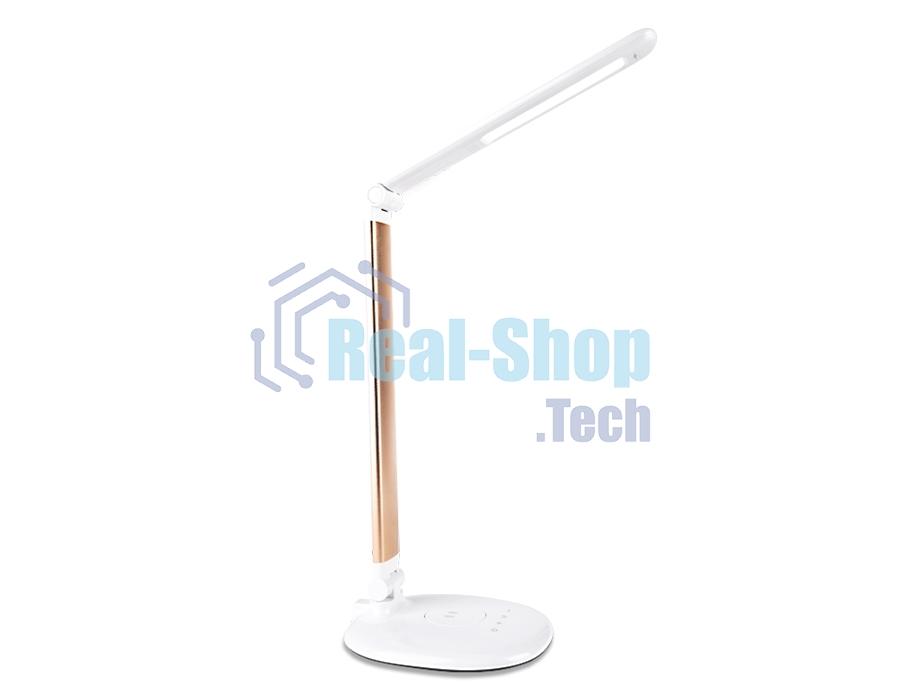 Светодиодная настольная лампа с беспроводной зарядкой Ambrella light DE525 GD золото LED 3000-6400K 7W