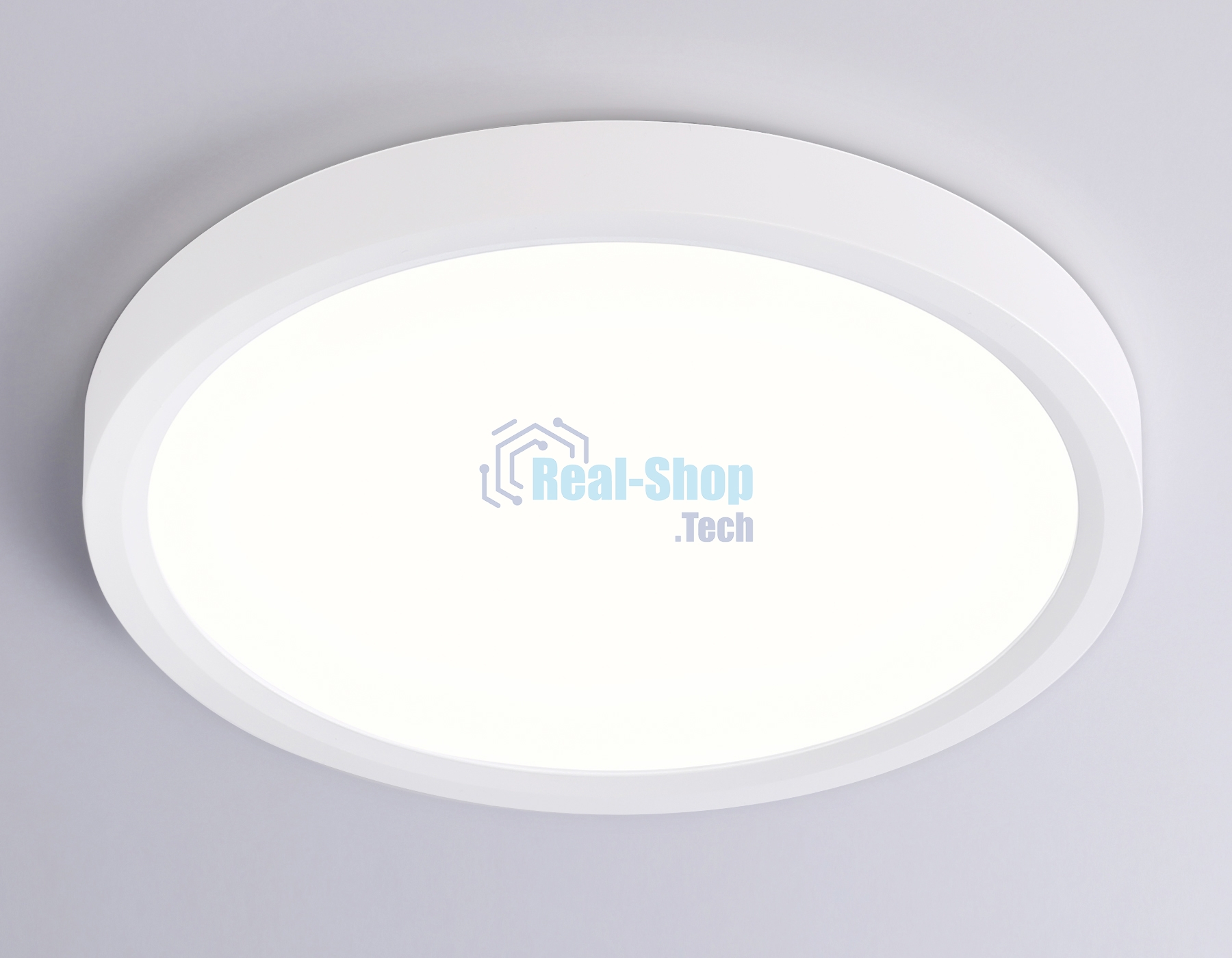 Светильник светодиодный ультратонкий Ambrella light FZ1901 WH белый IP54 13W 3000K-6500K CCT-переключатель D230*25 (Без ПДУ)