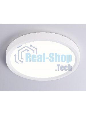 Светильник светодиодный ультратонкий Ambrella light FZ1901 WH белый IP54 13W 3000K-6500K CCT-переключатель D230*25 (Без ПДУ)