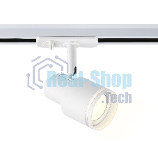 Трековый однофазный светильник Ambrella light GL5205 WH белый GU10 max 12W Трековый однофазный светильник Ambrella light GL5205 WH белый GU10 max 12W