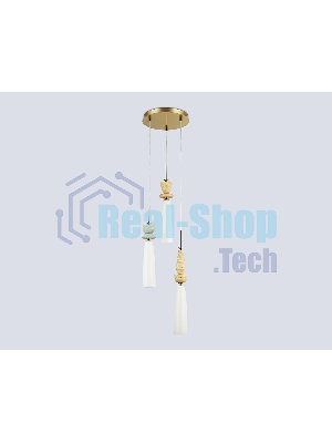 Светильник Ambrella light LH75367/3 GD/WH золото/белый G9*3 max 28W D270*1500