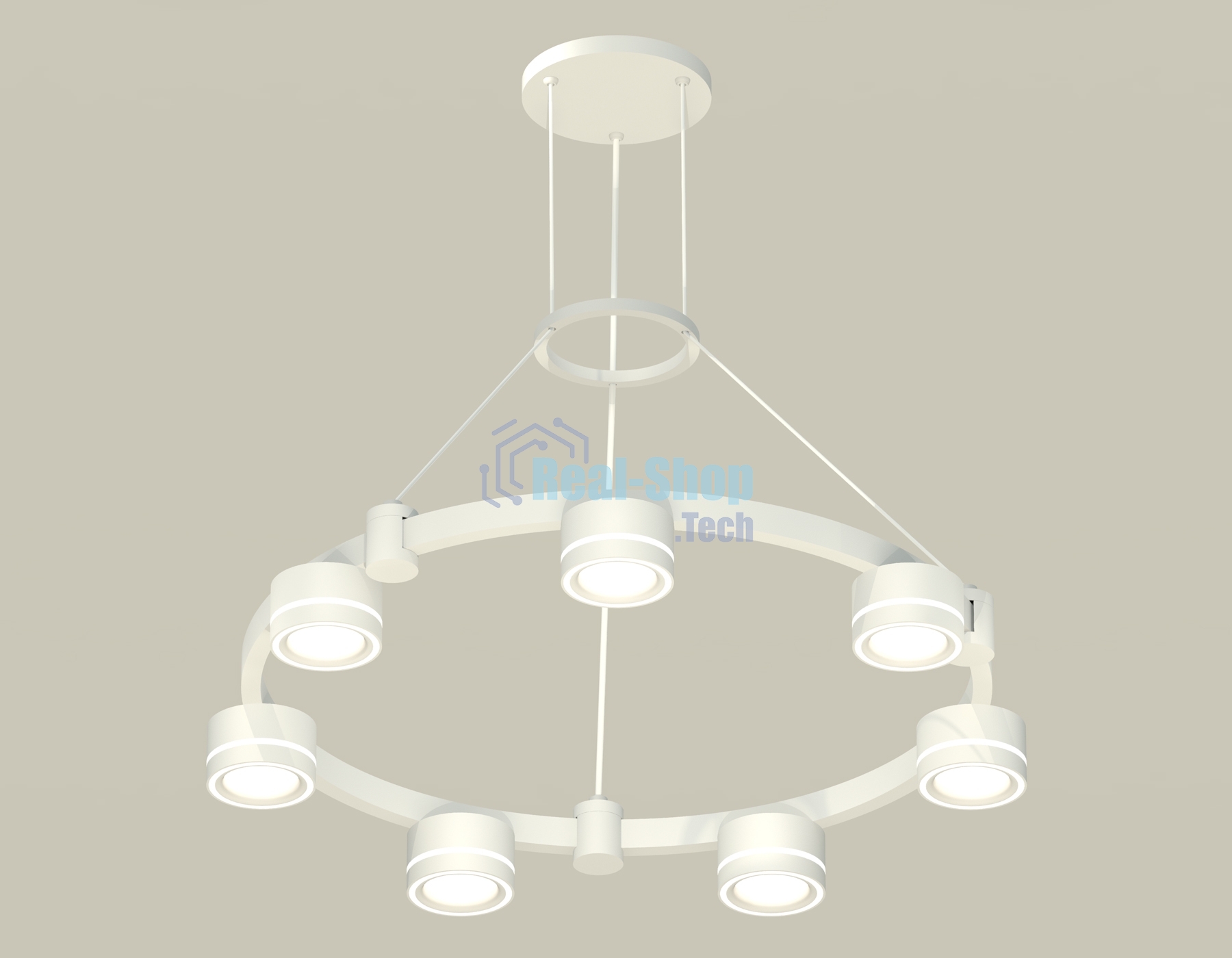 Светильник Ambrella light XR92031601/7 SWH/FR белый песок/белый матовый GX53 (A9203, C9236, N8433)