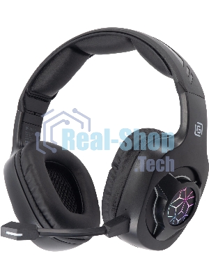 Гарнитура Oklick HS-L575G чёрный, беспроводная + проводная, Bluetooth