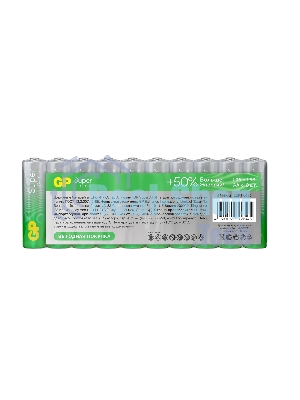 Батарея GP Super Alkaline 15AA21-2CRSWC10 AA (10шт) спайка