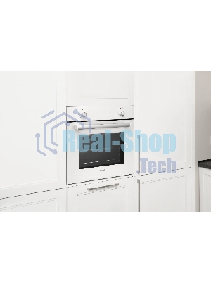 Духовой шкаф электрический Weissgauff EOM 180 W белый, встраиваемый