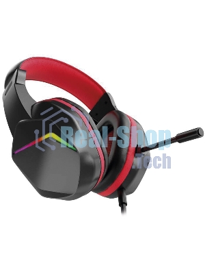Гарнитура Oklick HS-L335G чёрный, проводная, USB-C/3.5 мм
