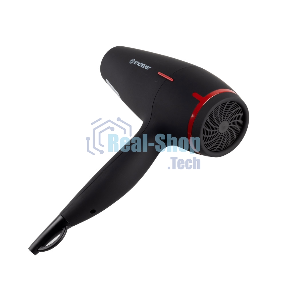 Фен Endever Aurora-472 черный, 2400 Вт, ионизация