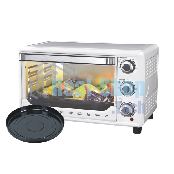 Мини-печь Sakura SA-7000WP 27л, духовка 1500Вт, механ.управление, белый