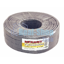 Кабель коаксиальный Rexant RG-58 A/U, 50 Ом, Cu/Al/Cu, 64%, бухта 100 м, серый