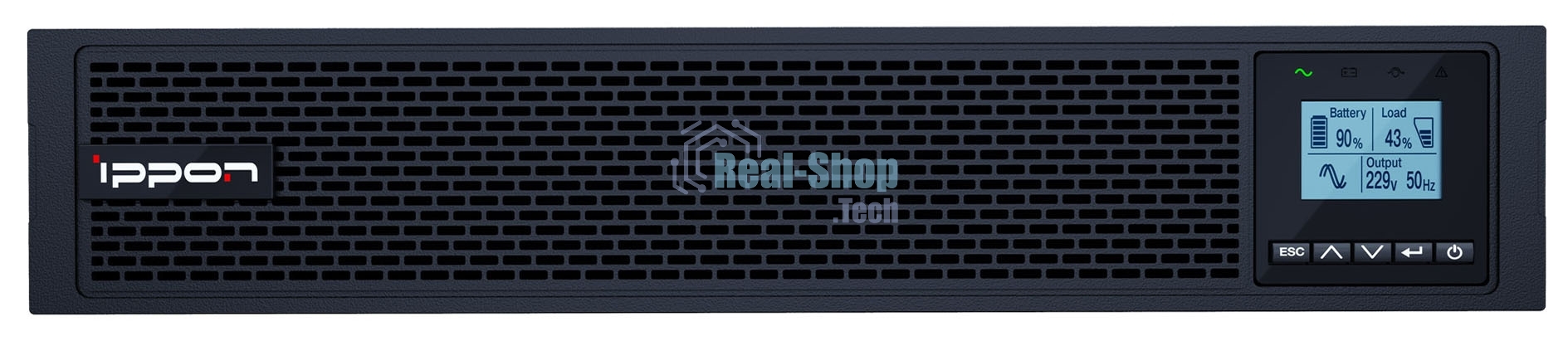 Источник бесперебойного питания Ippon Innova RT II 1000 900Вт 1000ВА черный