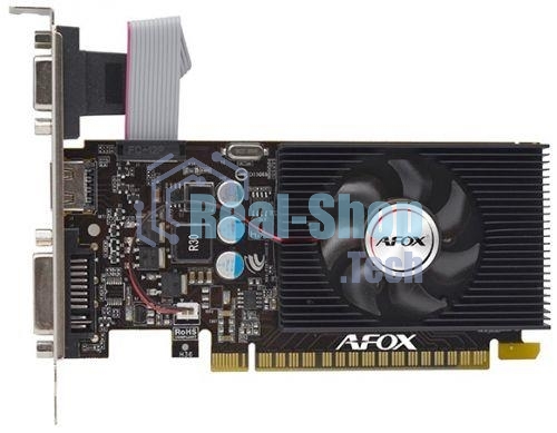 Видеокарта AFOX Geforce GT730 1Gb DDR3 128Bit DVI HDMI VGA LP Single Fan