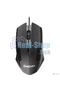 Мышь проводная ExeGate Professional Standard SH-9025 черный, 1000 dpi, USB, кнопки - 3