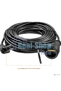 Удлинитель-шнур Stayer MC 315, 20 м, 3500 Вт, 1 гнездо, ПВС 3х1,5 мм2, черный