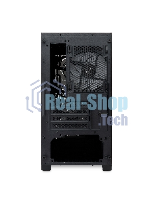 Компьютерный корпус без блока питания HSPD M320, Mesh Mini-tower, черный, slide TG, 0.45 SPCC, 2x140мм ARGb+1x120мм ARGb mATX, mITX 160/340/184мм 2x2.5