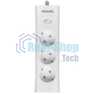 Сетевой фильтр Philips CHP2135WA/51, 2м, 3 розетки, белый
