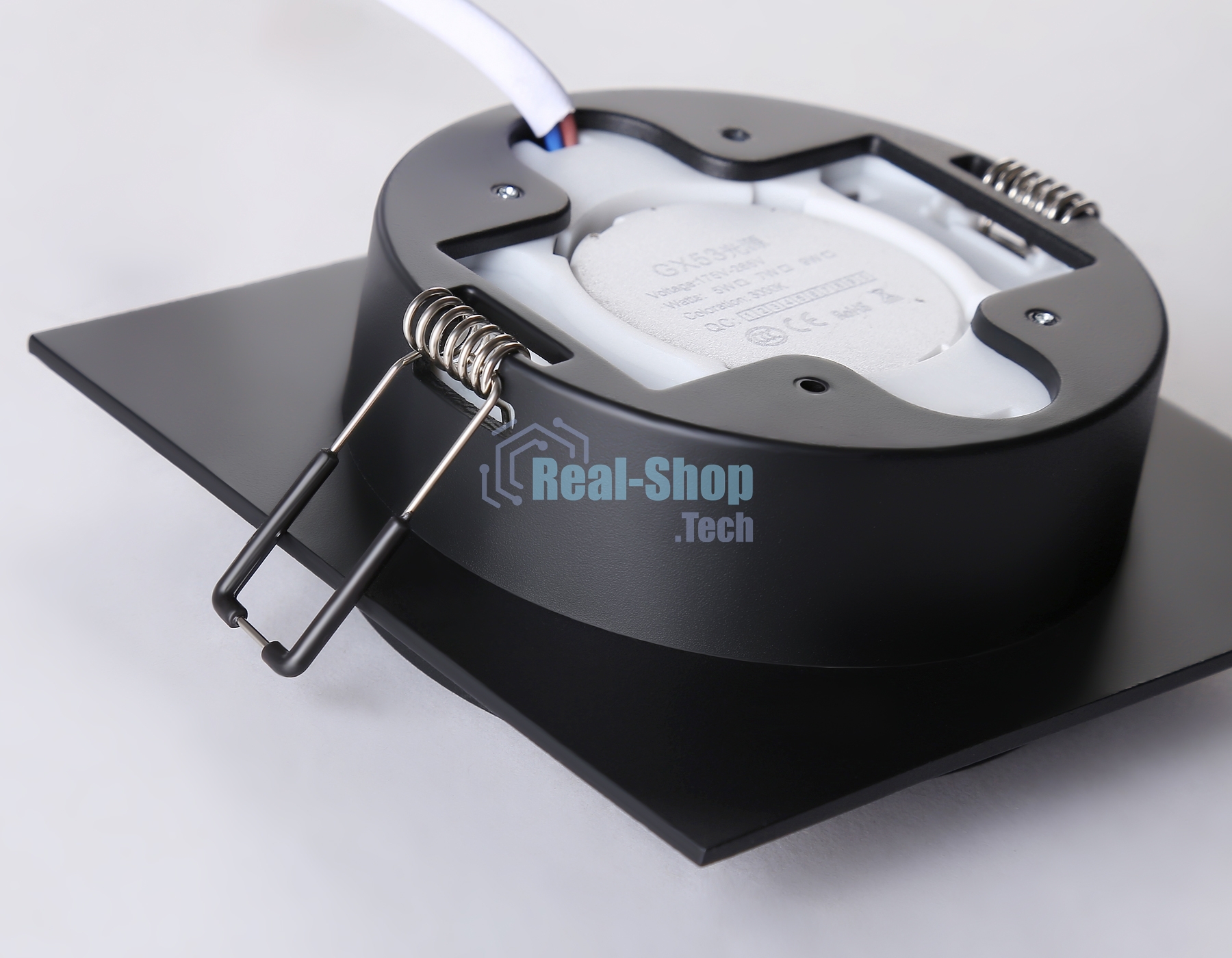 Светильник Ambrella light TN5231 BK черный GX53 110*110*35