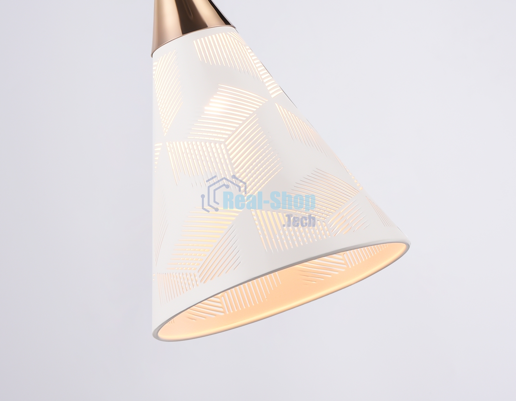 Светильник Ambrella light TR8429 WH/FGD белый/золото E27 max 40W D180*800