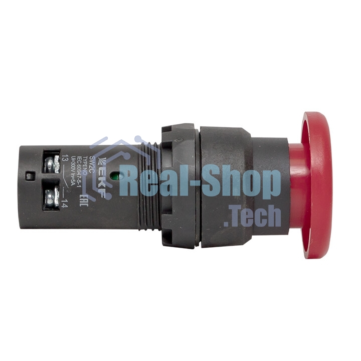 Кнопка SW2C-11MZ повортная красная Грибок 1з+1р