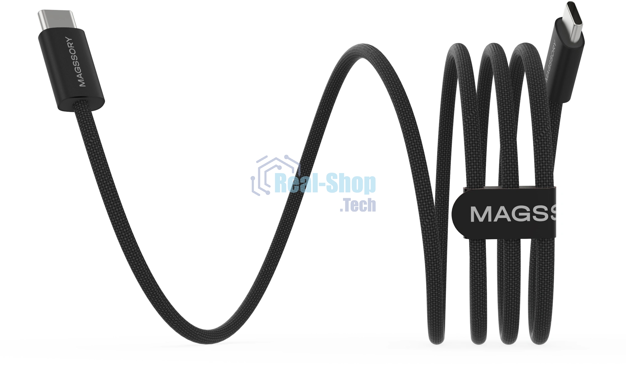 Кабель Magssory CBL002 USB Type-C (m)-USB Type-C (m) 1.5м черный коробка