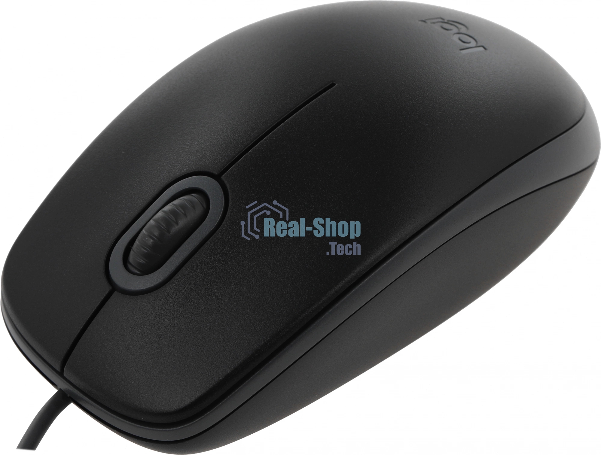 Мышь проводная Logitech M110 Silent черный, 1000 dpi, USB, кнопки - 3