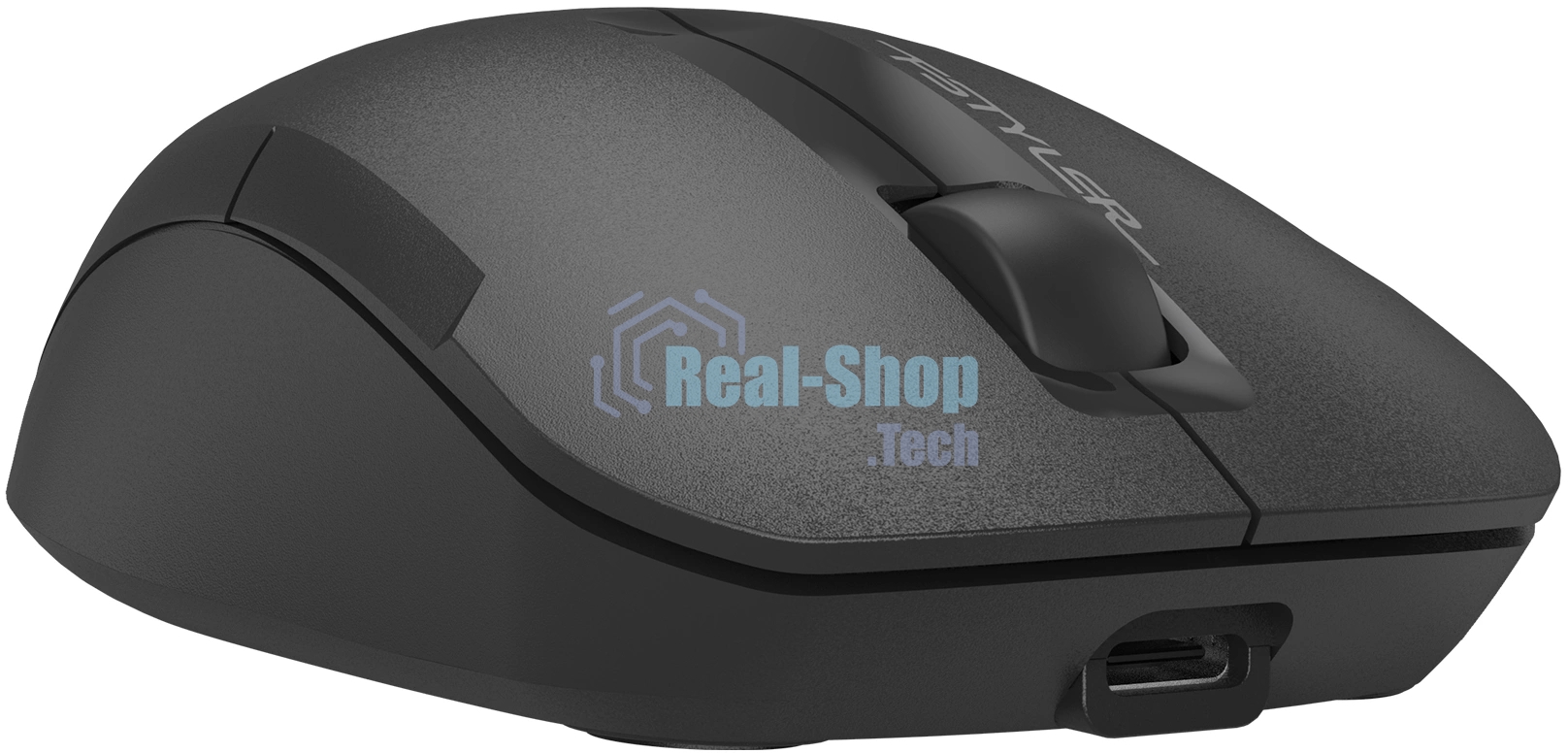 Мышь беспроводная A4Tech Fstyler FG15CS Air2 черный, 1200 dpi, радиоканал, USB, кнопки - 3