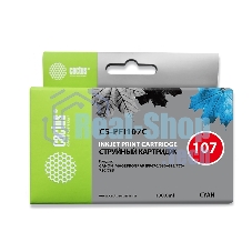 Картридж струйный Cactus CS-PFI107C синий (130мл) для Canon IP iPF670/iPF680/iPF685/iPF770/iPF780/iPF785/