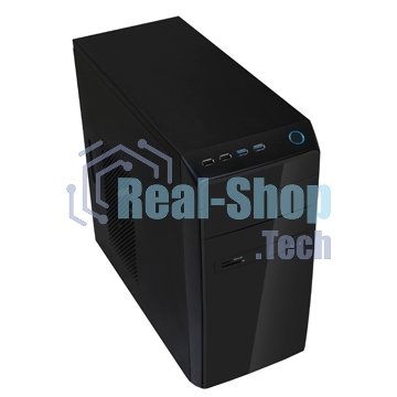 Компьютерный корпус InWin POWERMAN ES726BK USB 3.0 (Mini Tower, mATX, 450W PM-450ATX, USBx2, USB 3.0x2 + Audio, черный)