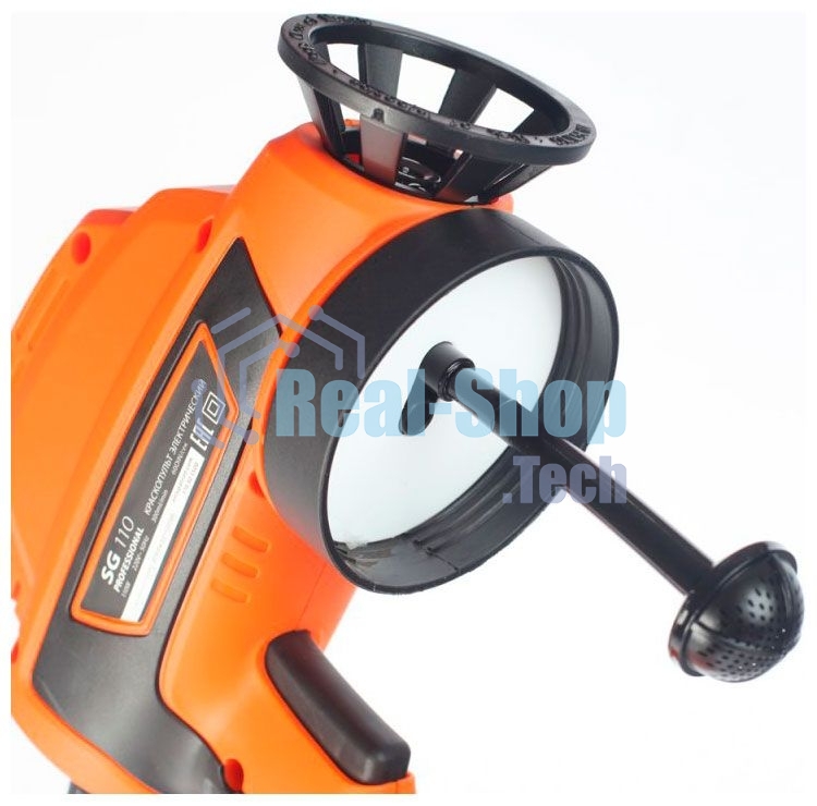 Краскопульт электрический PATRIOT SG110гибкая насадка, 110 Вт., 60 DIN/сек, 300 мл/мин. Резервуар: 800 мл