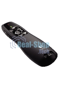 Презентер беспроводной Logitech R400 черный, радиоканал, USB, кнопки - 5