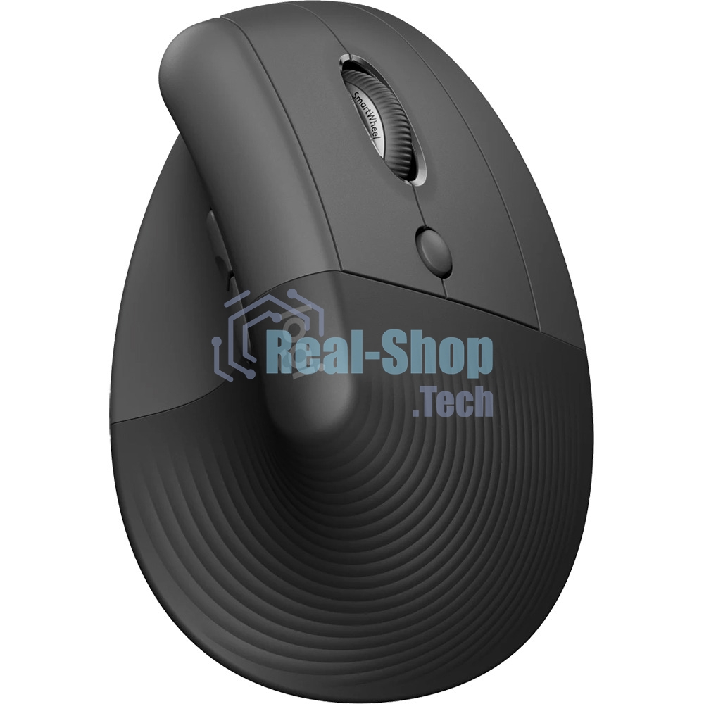 Мышь беспроводная Logitech Lift графитовый, 4000 dpi, радиоканал, Bluetooth, USB, кнопки - 6