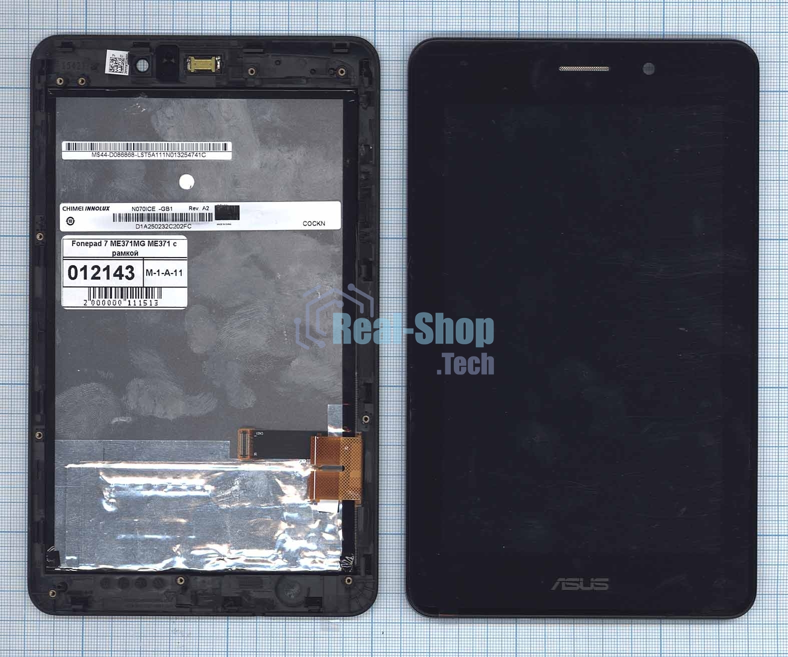 Модуль (матрица + тачскрин) для Asus FonePad 7 ME371MG ME371 черный с черной рамкой